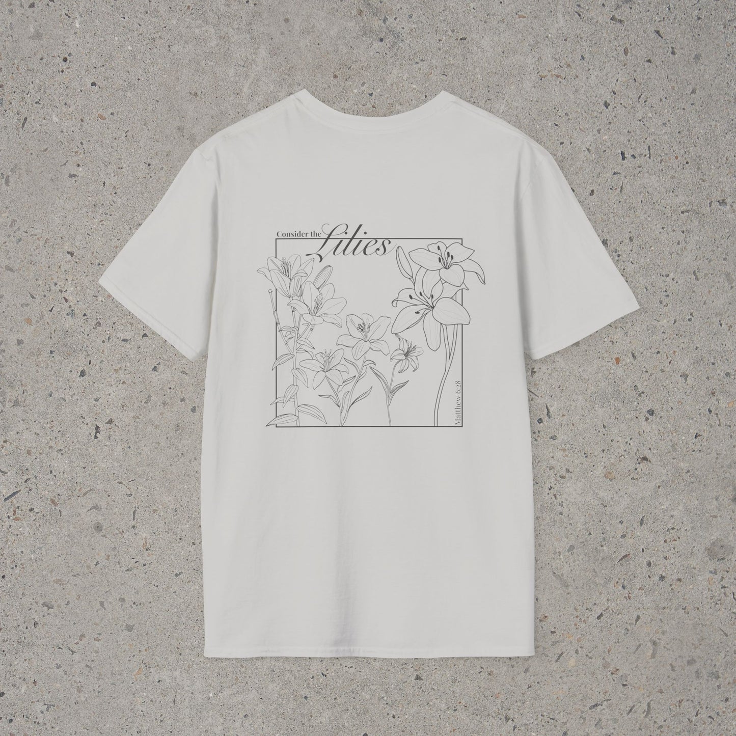 "Consider the Lilies" Tee