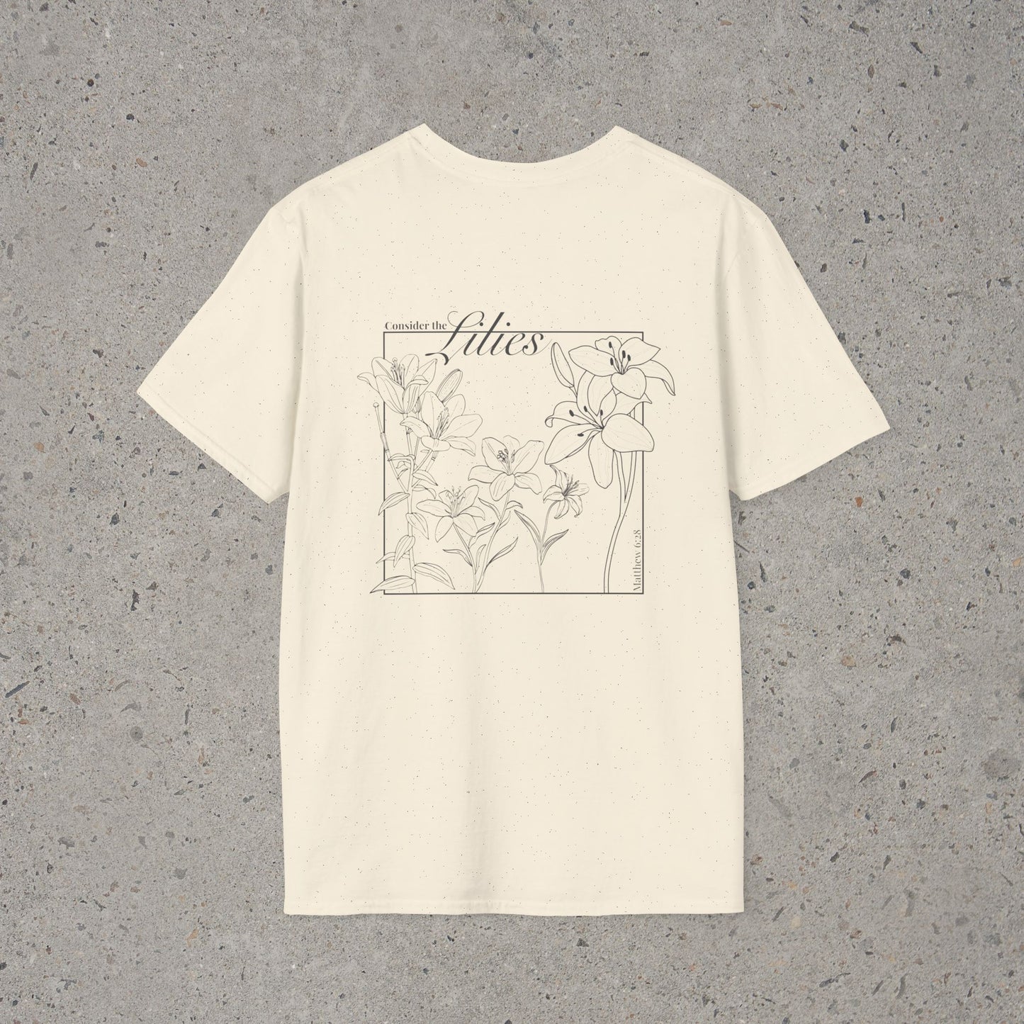 "Consider the Lilies" Tee